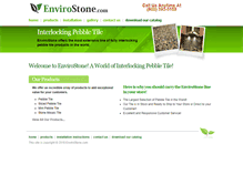 Tablet Screenshot of envirostone.com